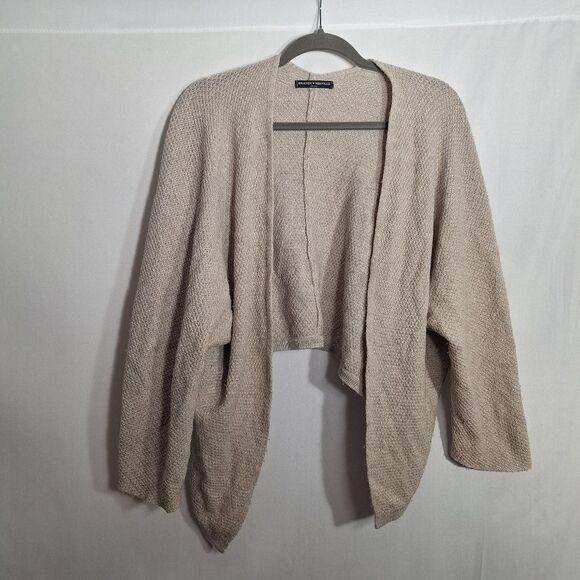 Brandy Melville Womens Open Front Cardigan Wool Blend High Low One Size - Picture 3 of 8
